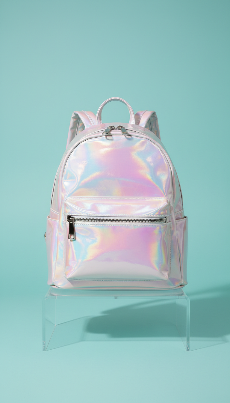 Holographic Mini Backpack