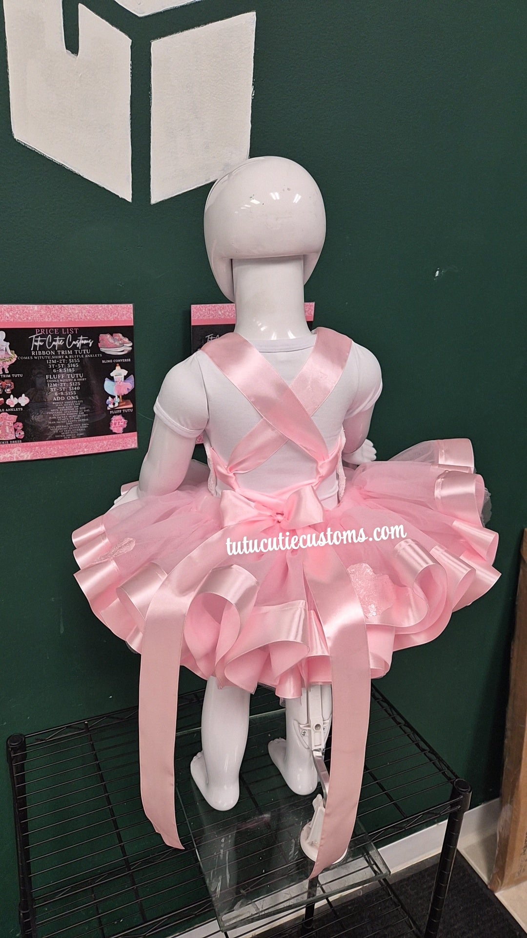 Ribbon Tutu Set w| Criss Cross Back