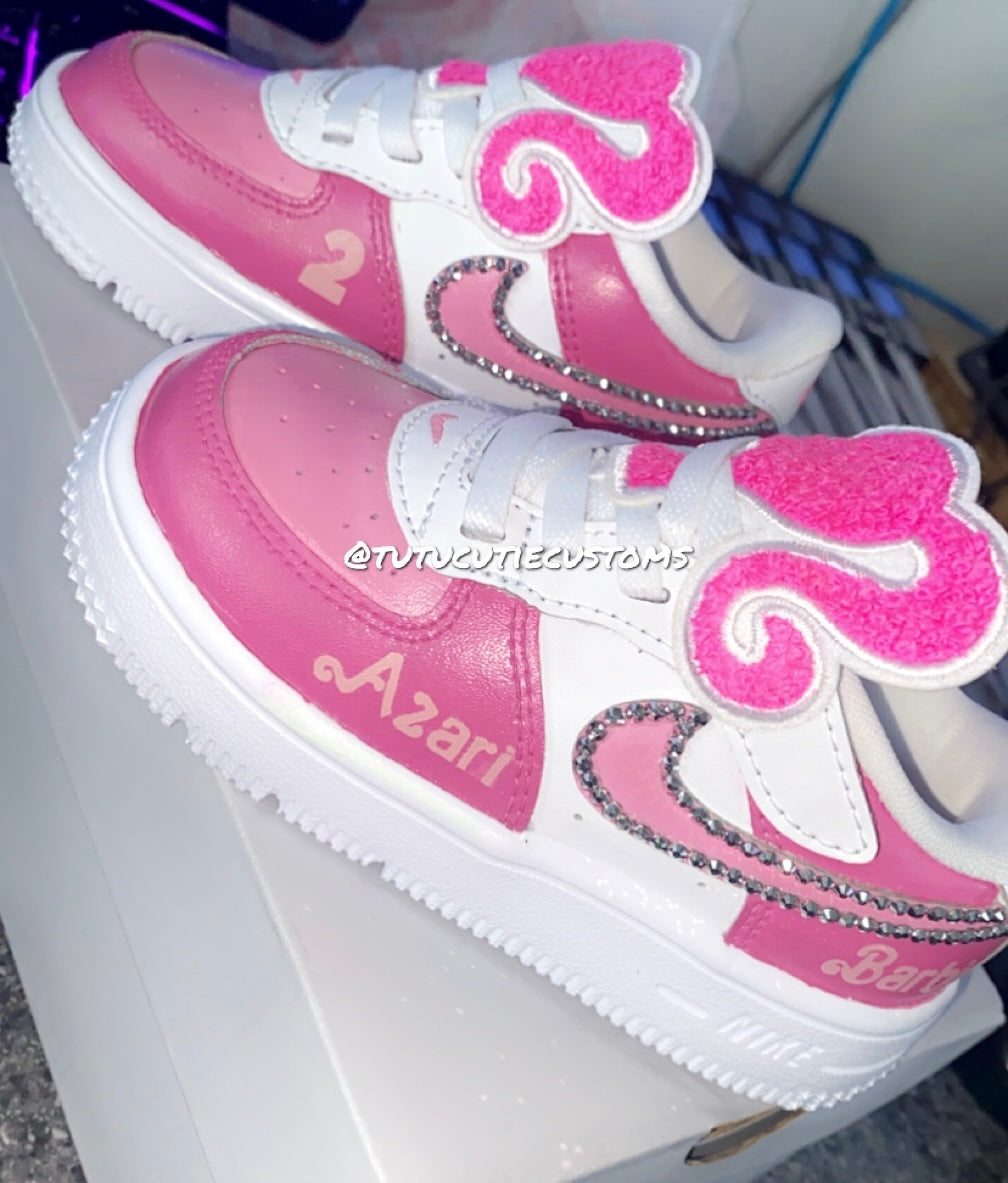 Custom Pink AF1’s 🩷