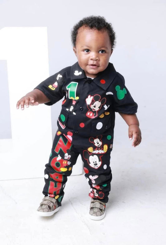 2 piece dickie pants set