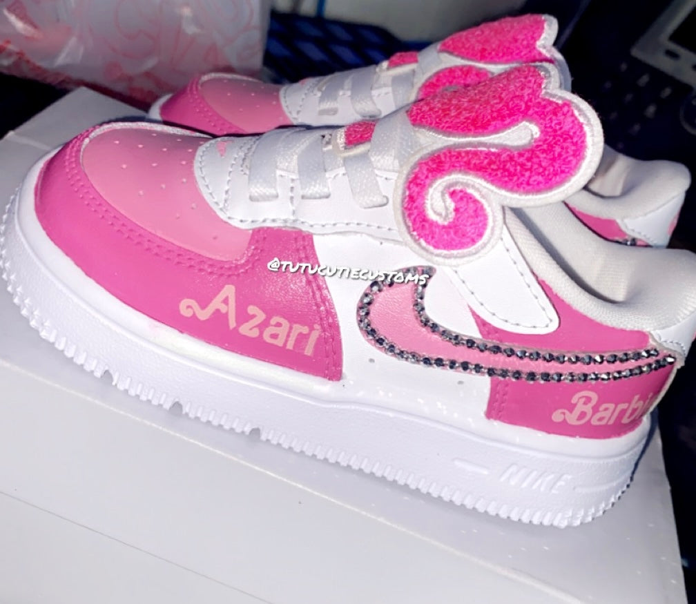 Custom Pink AF1’s 🩷