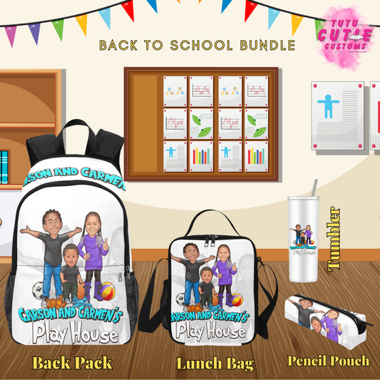 Custom Back Pack Bundle