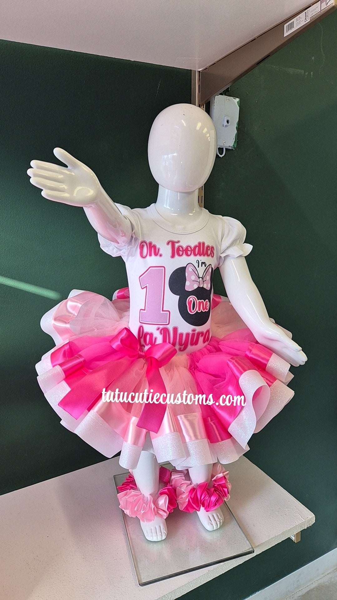 Ribbon Trim Tutu Set (No Jacket)